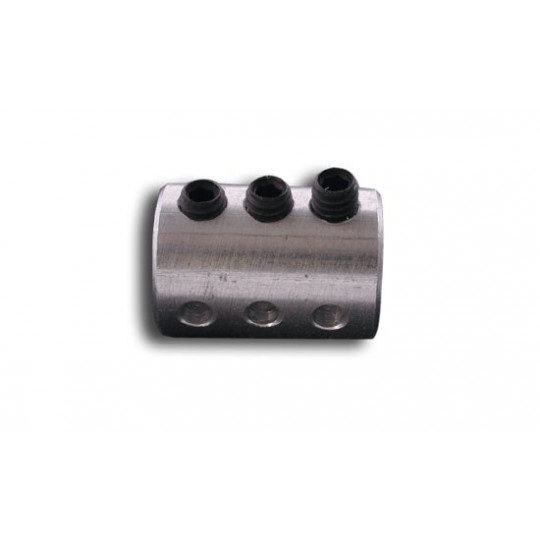 Accessoire embarqué Connecteur triple 2mm en aluminium