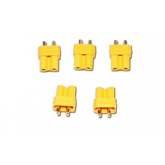 Chargeur pour accu pour appareil radiocommandé Connecteur XT-30 Femelle or (5 pcs)