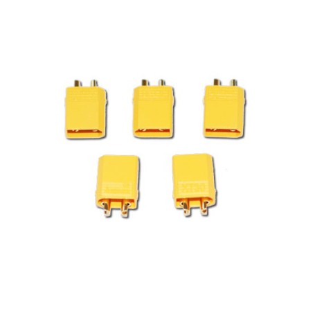 Chargeur pour accu pour appareil radiocommandé Connecteur XT-30 Mâle or (100 pcs) Chargeur pour accu pour appareil radiocommandé Connecteur XT-30 Mâle or (100 pcs)