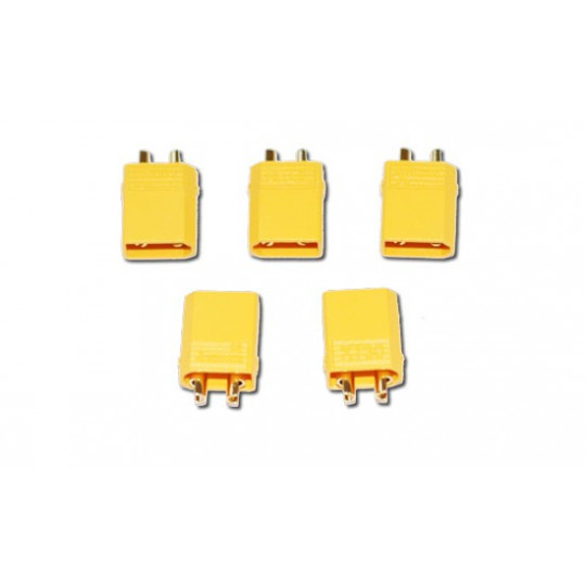 Chargeur pour accu pour appareil radiocommandé Connecteur XT-30 Mâle or (5 pcs)