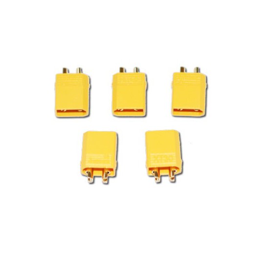 Chargeur pour accu pour appareil radiocommandé Connecteur XT-30 Mâle or (5 pcs) Chargeur pour accu pour appareil radiocommandé Connecteur XT-30 Mâle or (5 pcs)