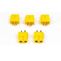 Chargeur pour accu pour appareil radiocommandé Connecteur XT-60 Femelle or (5 pcs) Chargeur pour accu pour appareil radiocommandé Connecteur XT-60 Femelle or (5 pcs)