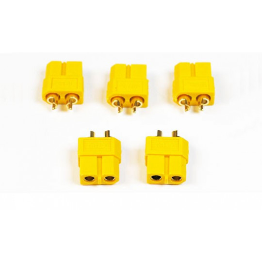 Chargeur pour accu pour appareil radiocommandé Connecteur XT-60 Femelle or (5 pcs)