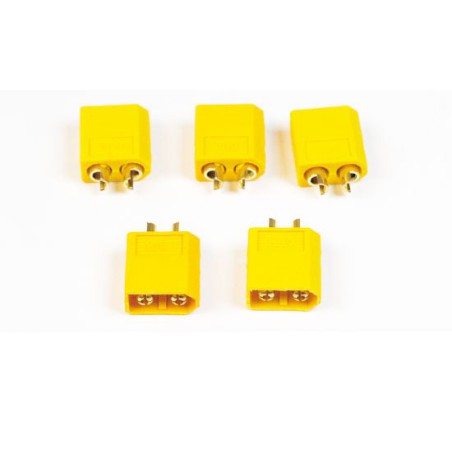 Chargeur pour accu pour appareil radiocommandé Connecteur XT-60 Mâle or (5 pcs) Chargeur pour accu pour appareil radiocommandé Connecteur XT-60 Mâle or (5 pcs)