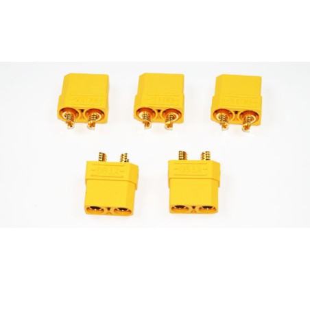 Chargeur pour accu pour appareil radiocommandé Connecteur XT-90 Femelle or (100 pcs) Chargeur pour accu pour appareil radiocommandé Connecteur XT-90 Femelle or (100 pcs)