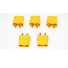 Chargeur pour accu pour appareil radiocommandé Connecteur XT-90 Femelle or (5 pcs)