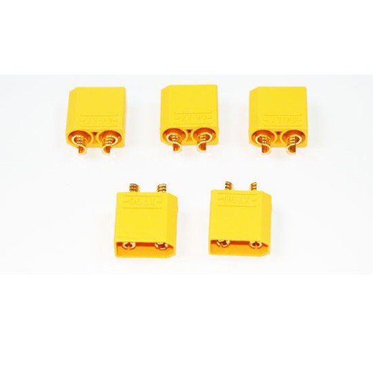 Chargeur pour accu pour appareil radiocommandé Connecteur XT-90 Mâle or (5 pcs) Chargeur pour accu pour appareil radiocommandé Connecteur XT-90 Mâle or (5 pcs)