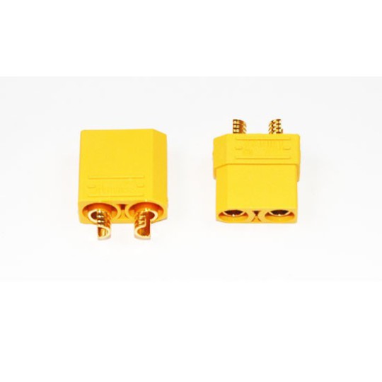 Chargeur pour accu pour appareil radiocommandé Connecteur XT-90 M+F or (1 paire) Chargeur pour accu pour appareil radiocommandé Connecteur XT-90 M+F or (1 paire)