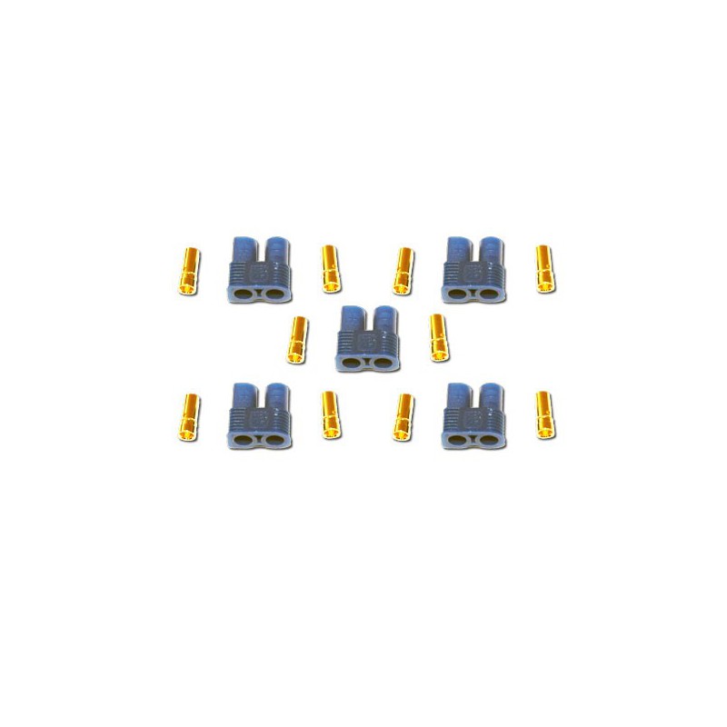 Chargeur pour accu pour appareil radiocommandé Connecteur EC3 Femelle (5 pcs)