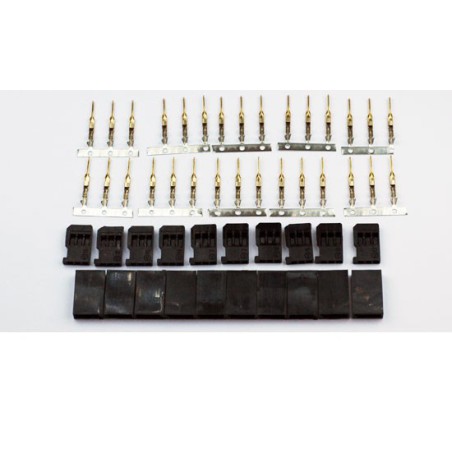 Accessoire pour radio Connecteur FUTABA Femelle or (10 pcs) Accessoire pour radio Connecteur FUTABA Femelle or (10 pcs)