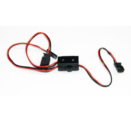 Accessoire pour radio Cordon interrupteur FUTABA avec prise de charge Accessoire pour radio Cordon interrupteur FUTABA avec prise de charge