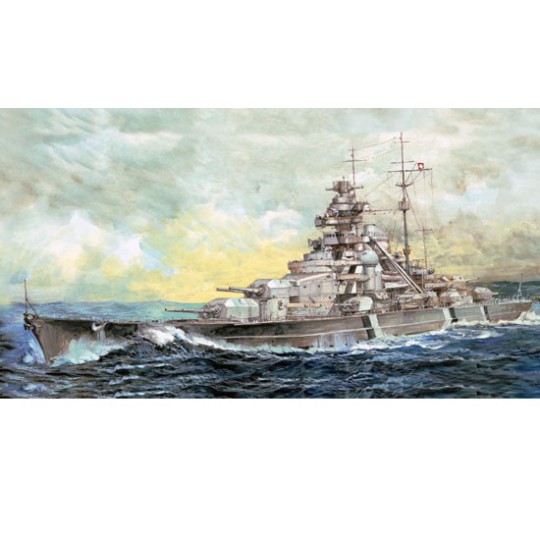 Maquette de Bateau en plastique Top Grade German Bismarck 1/700 Maquette de Bateau en plastique Top Grade German Bismarck 1/700