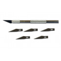 Couteau pour maquette Couteau scalpel diam.8mm + 6 lames