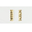 Accastillage de bateau Demie colonnette en laiton Diam. 3x6mm Accastillage de bateau Demie colonnette en laiton Diam. 3x6mm