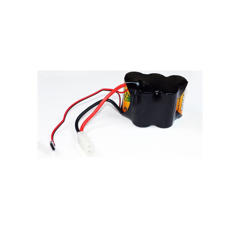 Accu NiMH pour appareil radiocommandé PACK Rx 6.0V/AP-4000UV JR+TAMIYA