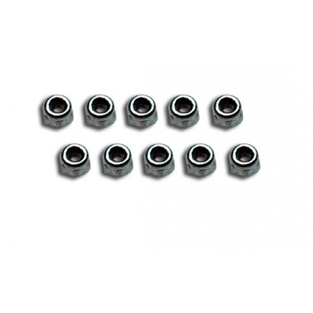 Visserie Ecrous Nylstop Inox M3 (10 pièces)