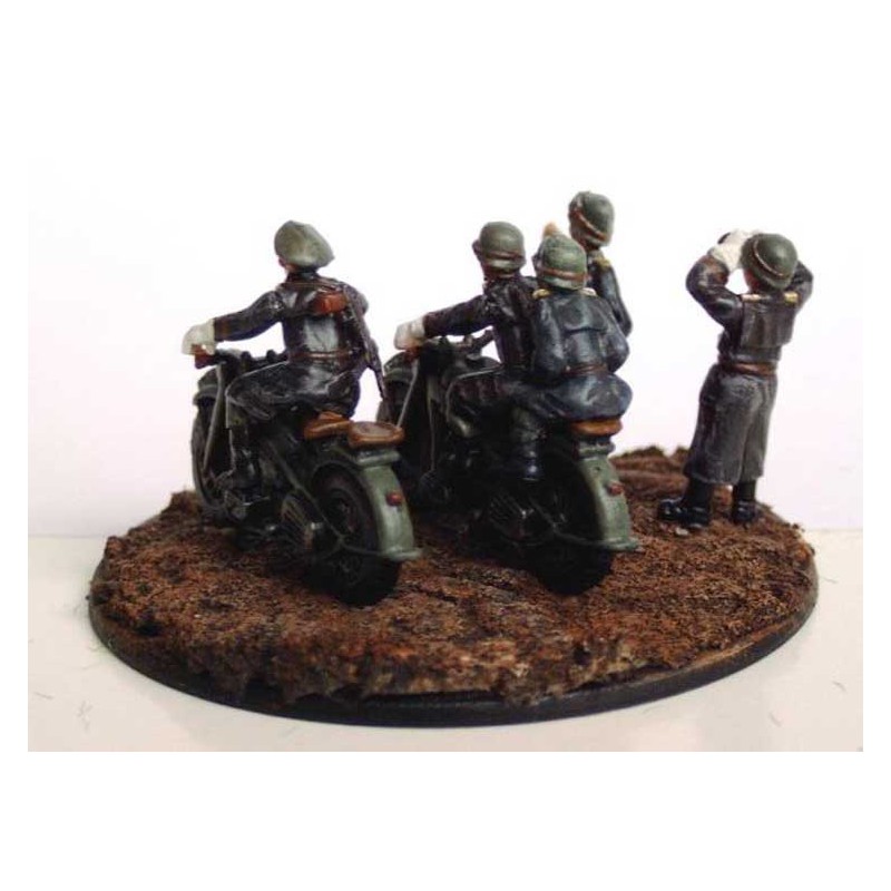 Figurine Moto Allemande WWII 1/72