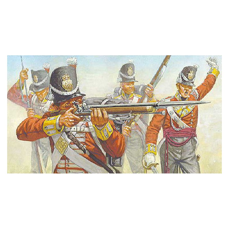 Figurine INFANT ANGLAISE WATERLOO 1/72