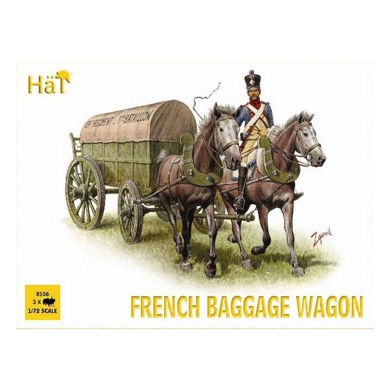 Figurine Fourgons à bagages Napol. 1/72