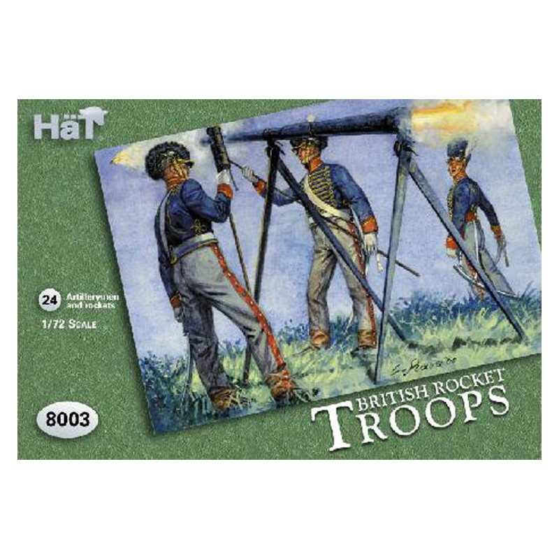Figurine BRITISH ROCKET TROOPS 1/72