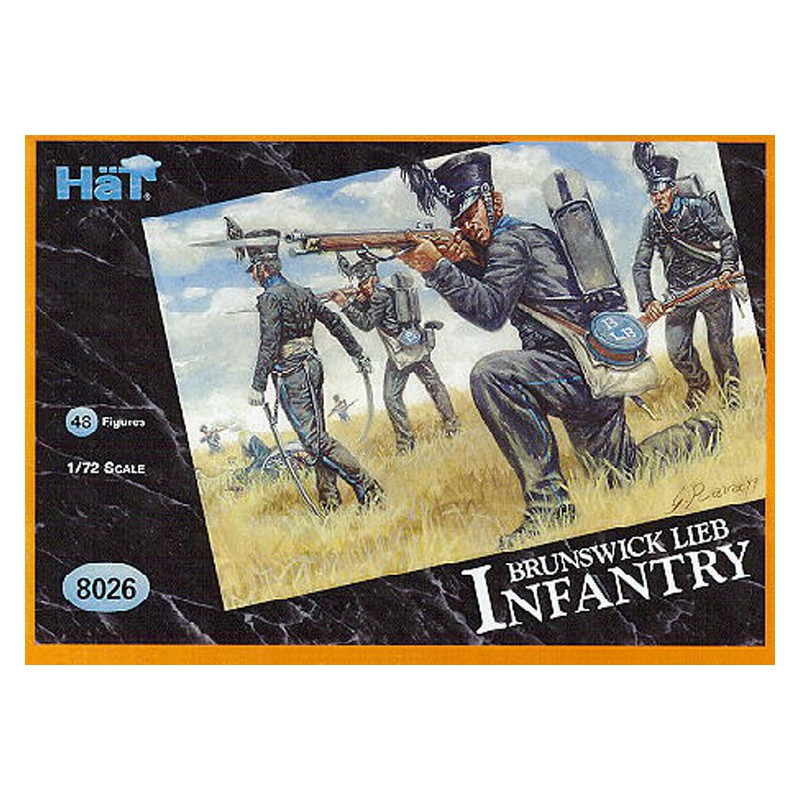 Figurine INF. BRUNSWICK WATERLOO1/72