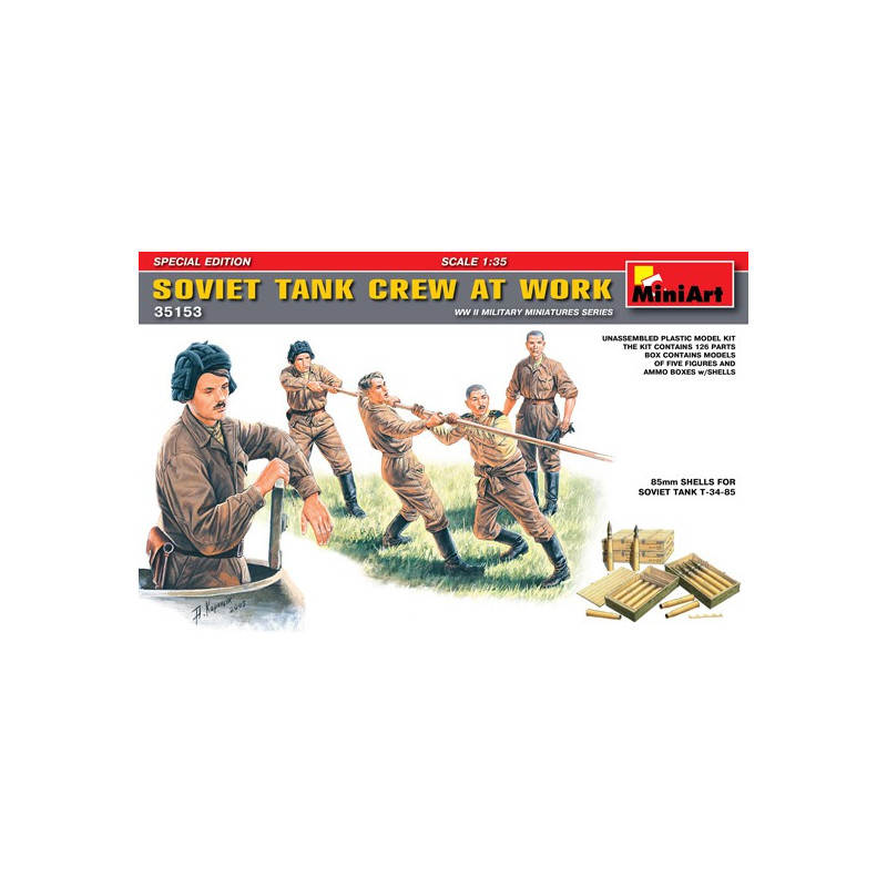 Figurine Equipage Soviétique 1/35