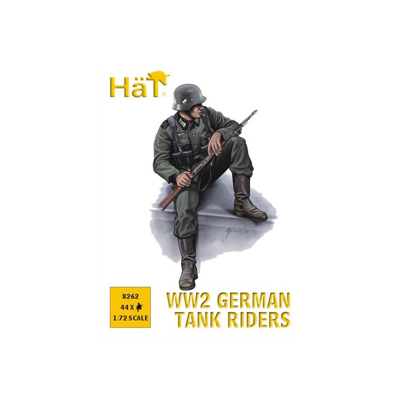 Figurine Equipage Tank Allemand WW21/72