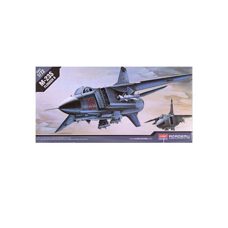 Maquette d'avion en plastique MIG-23S Flogger 1/72