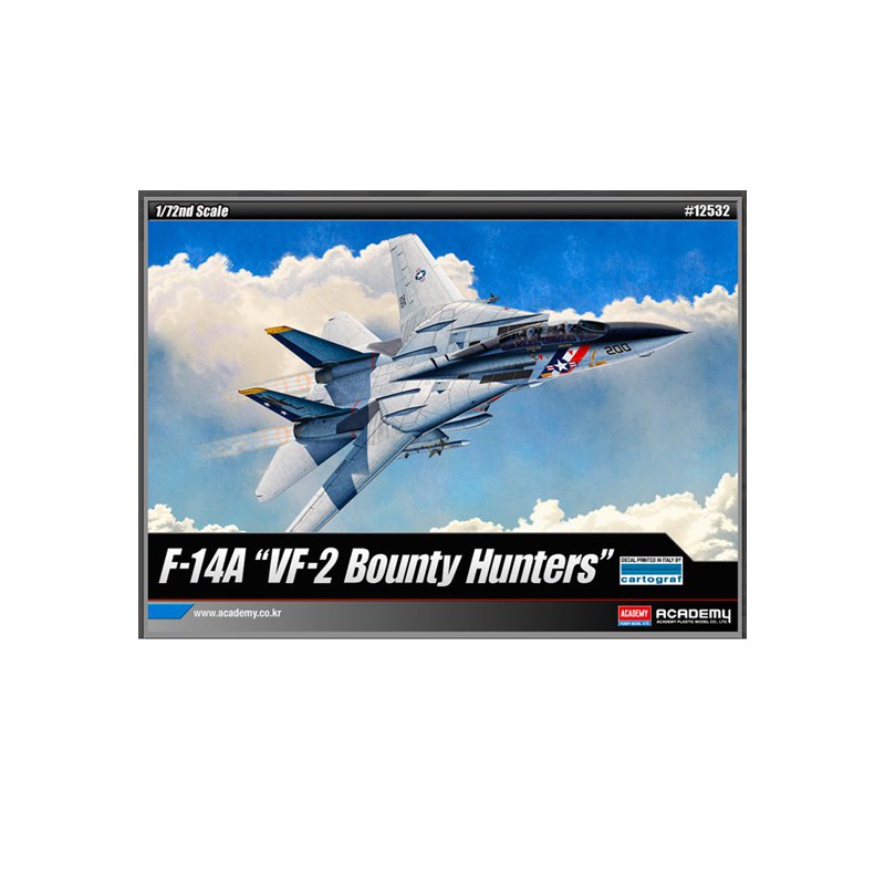 Maquette d'avion en plastique F-14A VF-2 1/72