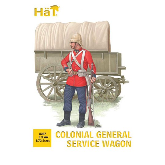 Figurine Colonial Service Wagon 1/72 Figurine Colonial Service Wagon 1/72