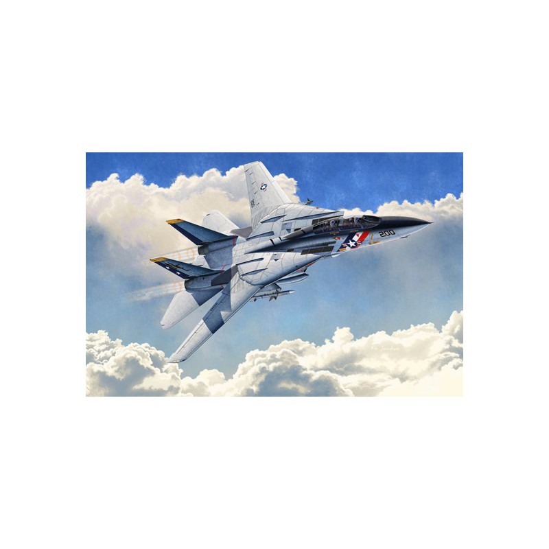 Maquette d'avion en plastique F-14A VF-2 1/72