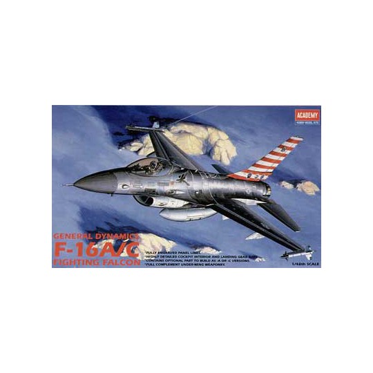 Maquette d'avion en plastique F-16A/C F. Falcon 1/48