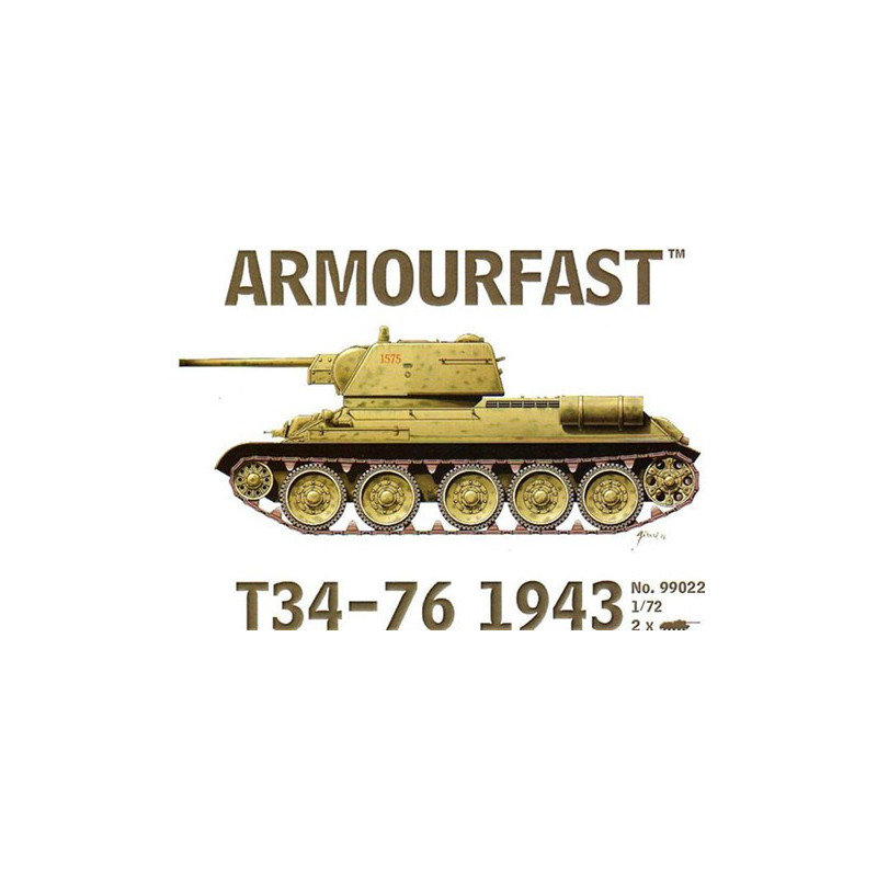 Maquette de Char en plastique T34-791943 1/72