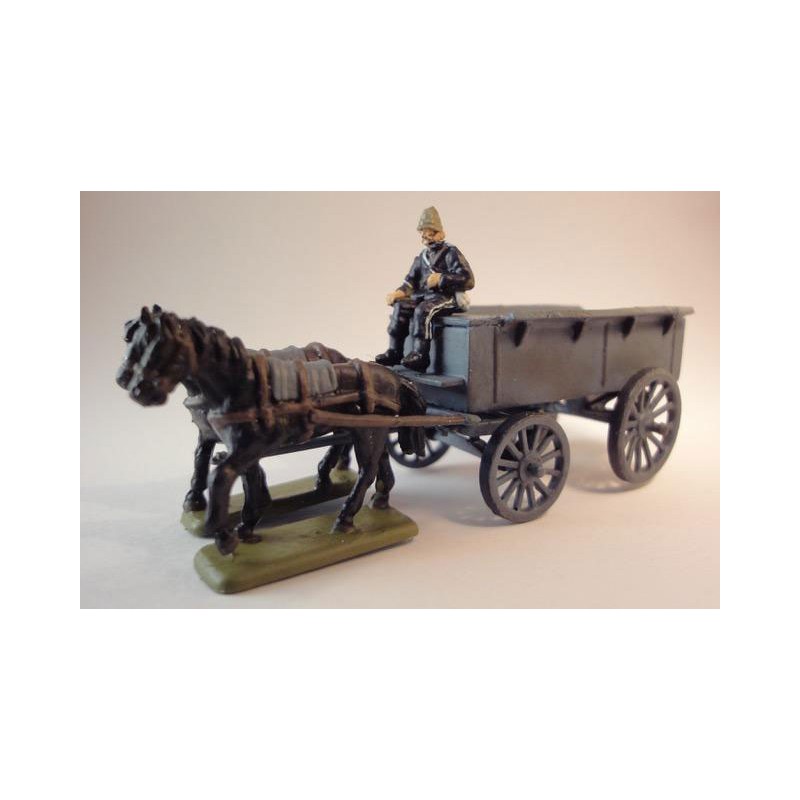 Figurine Colonial Service Wagon 1/72
