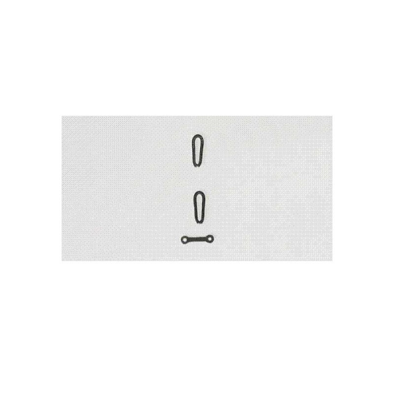 Accastillage de bateau Ferrure brunie 8 x 8 x 8mm