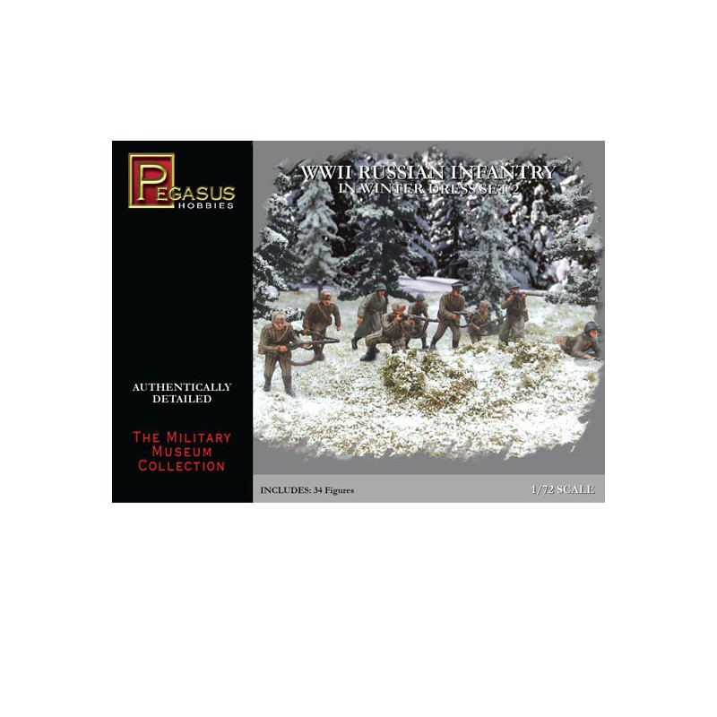 Figurine Infanterie Russe Habits hiver 1/72