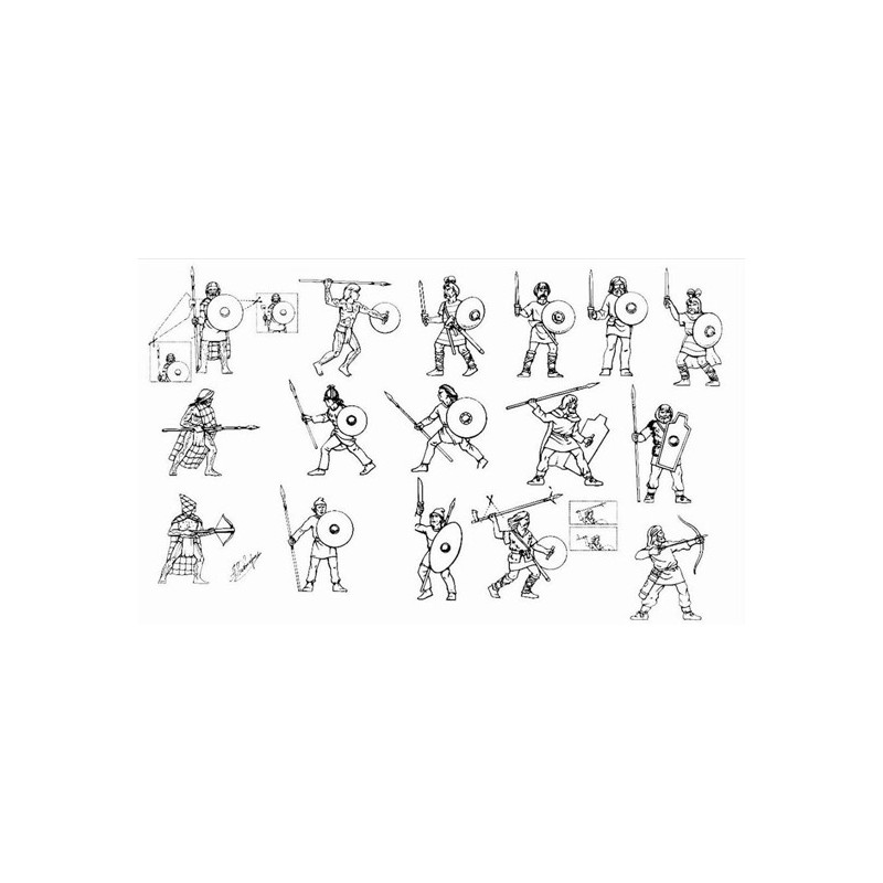 Figurine Ennemis de Rome 1/72