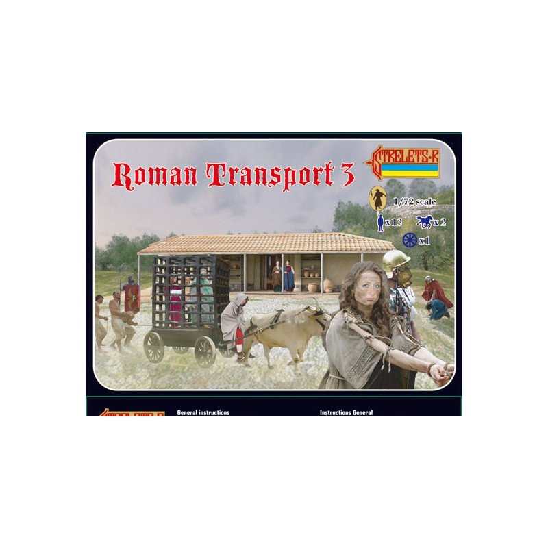 Figurine Transport Romain N°3 1/72