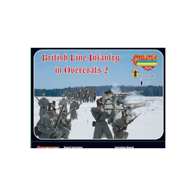 Figurine Infanterie Brit. Overcoats 2 1/72
