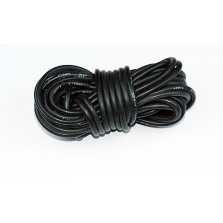 Chargeur pour accu pour appareil radiocommandé Fil silicone AWG14 2.12mm2 Noir Longueur 5m Chargeur pour accu pour appareil radiocommandé Fil silicone AWG14 2.12mm2 Noir Longueur 5m