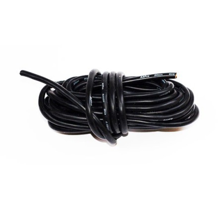 Chargeur pour accu pour appareil radiocommandé Fil silicone AWG8 8.3mm2 Noir longueur 5m Chargeur pour accu pour appareil radiocommandé Fil silicone AWG8 8.3mm2 Noir longueur 5m