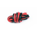 Chargeur pour accu pour appareil radiocommandé Fils silicone AWG12 3.58mm2 Rouge+Noir Longueur 1m Chargeur pour accu pour appareil radiocommandé Fils silicone AWG12 3.58mm2 Rouge+Noir Longueur 1m