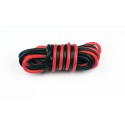 Chargeur pour accu pour appareil radiocommandé Fils silicone AWG18 0.81mm2 Rouge+Noir Longueur 1m Chargeur pour accu pour appareil radiocommandé Fils silicone AWG18 0.81mm2 Rouge+Noir Longueur 1m