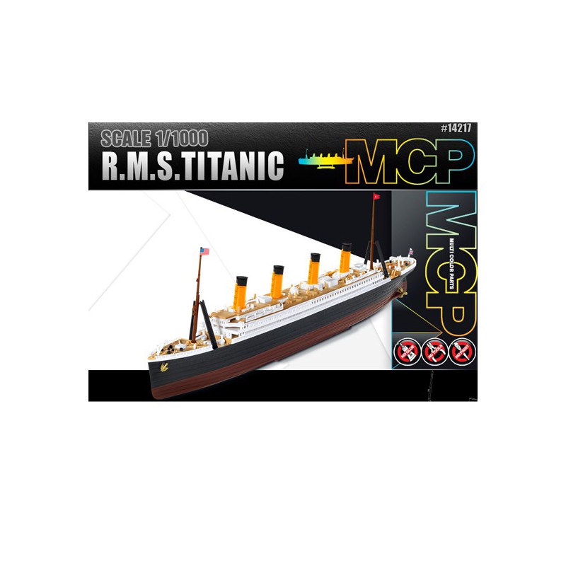 Maquette de Bateau en plastique RMS TITANIC 1/1000