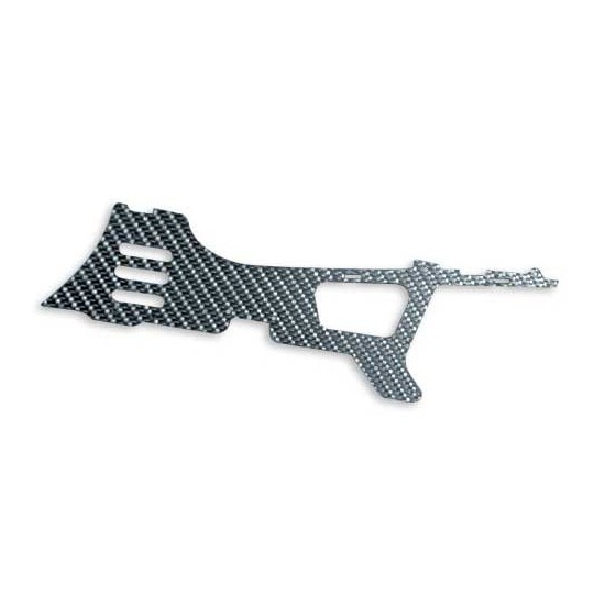 Accessoire pour hélicoptère radiocommandé FLANC INF DROIT CARBONE