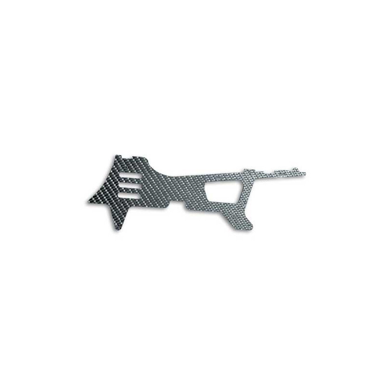 Accessoire pour hélicoptère radiocommandé FLANC INF GAUCHE CARBONE