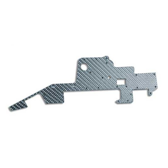 Accessoire pour hélicoptère radiocommandé FLANC SUP GAUCHE CARBONE Accessoire pour hélicoptère radiocommandé FLANC SUP GAUCHE CARBONE