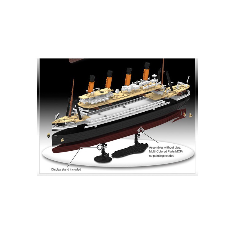 Maquette de Bateau en plastique RMS TITANIC 1/1000