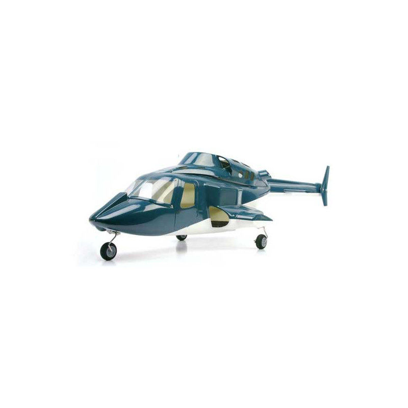 Accessoire pour hélicoptère radiocommandé FUSELAGE BELL 222 FIBRE