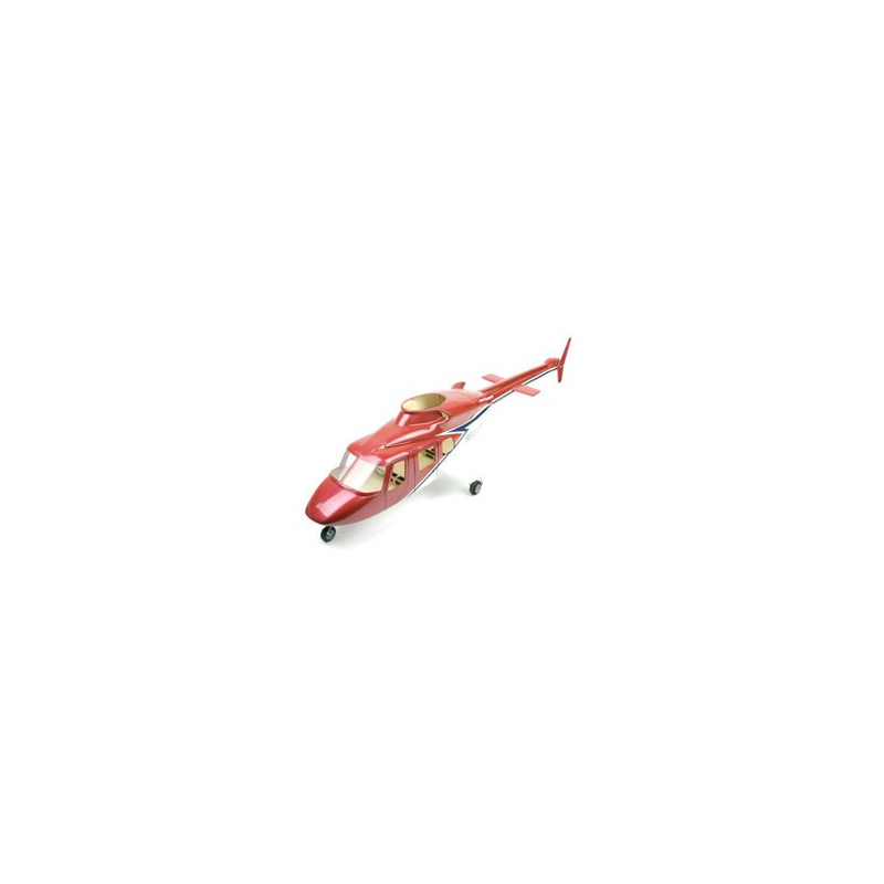 Accessoire pour hélicoptère radiocommandé FUSELAGE BELL 222 FIBRE